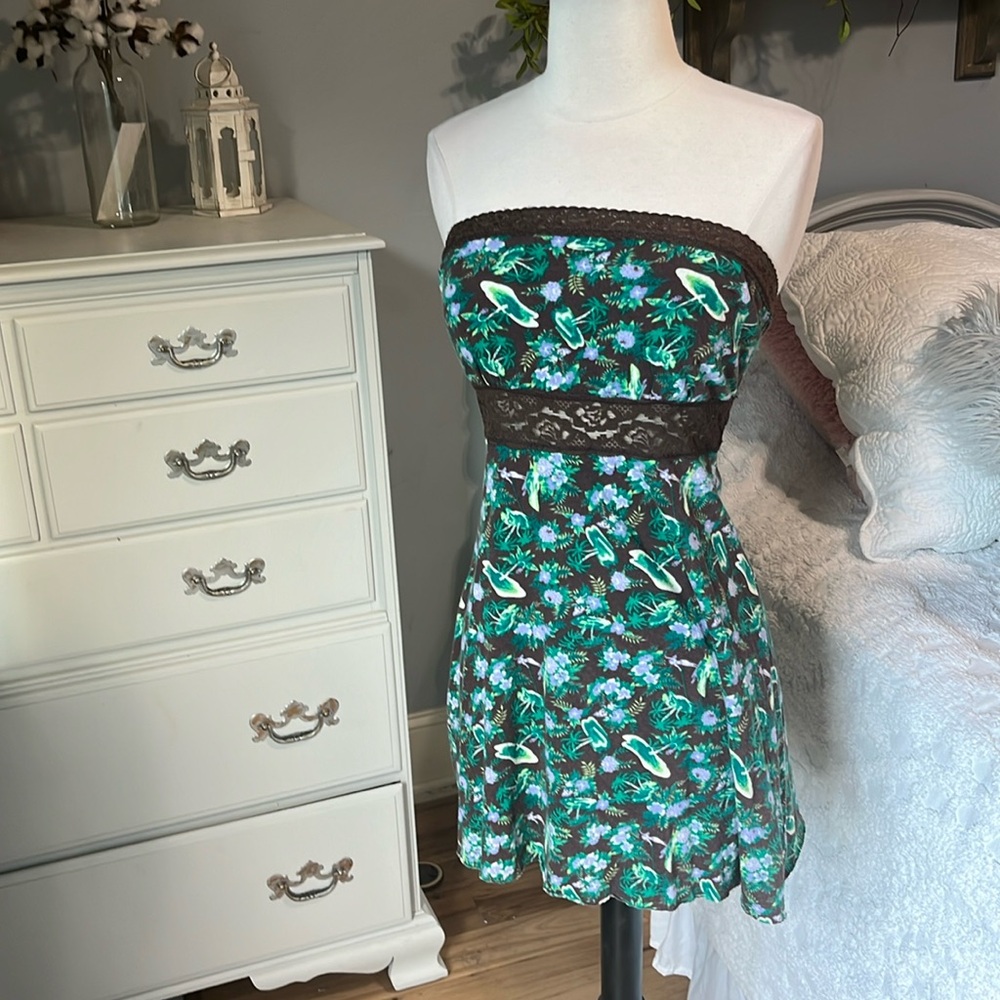 Free People Dress Mini Strapless - Picture 2 of 8